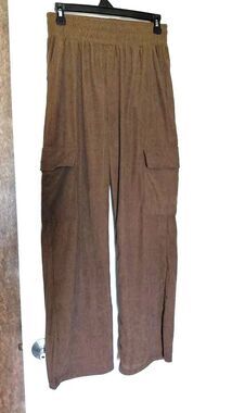 New Mix Brown Corduroy Cargo Pant-M
